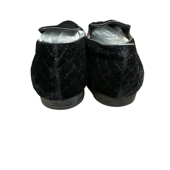 Giorgio Brutini Mens Black Velvet Quilted Slip-On Loafers Size 11M, NWT - Picture 3 of 6